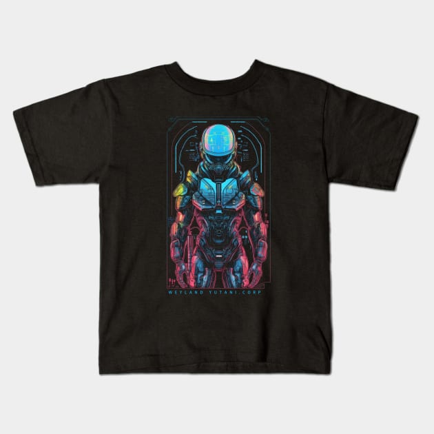 Weyland Yutani Kids T-Shirt by difrats